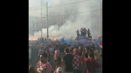 Croatia goes wild in celebration despite World Cup final defeat