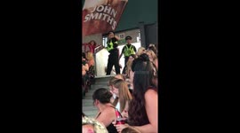 Police officers do the floss to Little Mix’s ‘Touch’ at Huddersfield concert