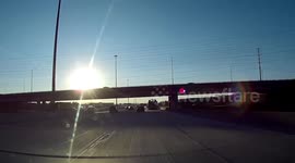truck tire blew on highway