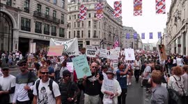 Londoners Protest Trump's UK Visit
