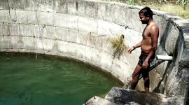 Swimming & jump in water