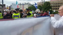 Trump Counter Protest @ George Square, Glasgow