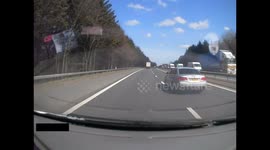 Angry Speeding BMW driver on M8 at Bathgate. Road rage and wants to fight on hard shoulder of motorway.