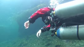 Cave diving - Cenote Mayan Blue