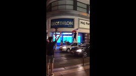 France fans surf on cars after World Cup final win