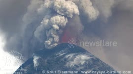 Eruption of Fuego volcano on 3 June 2018