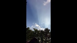 Surprise avant l’arriver des bleu des Alphajet passe au dessu de nous