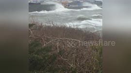 Newsflare Edit - Storm Emma Holyhead