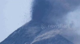 RAW Fuego Volcano, Guatemala. June 3, 2018. Zoom #1 HD.