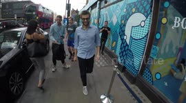 Douglas Booth Arrives At The Canvas by Bombay Sapphire Party
