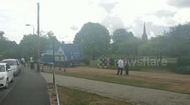 Police begin search of Queen Elizabeth Gardens in Salisbury