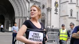 FreeTommy Rally: Support Appeal Against Imprisonment, London, UK