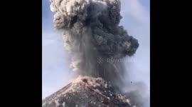 Eruption of Volcan de Fuego, Guatemala