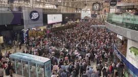 Thousands stranded at Waterloo station due to delays and cancellations
