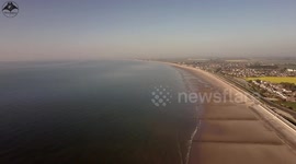DYMCHURCH BEACH AT SUNRISE | 4K VIDEO | DJI MAVIC PRO