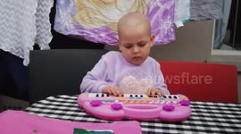 5 year old leukaemia fighter sings a heartfelt song for her lost kitten