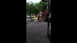 Little Boy Walks into 7-Eleven as Teddy Bear! ????