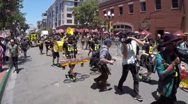Comic-con Day 1 - Orlando Jones Sings Ghostbuster's with SyFy Drumline 2018