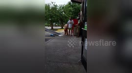 Newsflare Edit - Little Boy Walks into 7-Eleven as Teddy Bear! ????