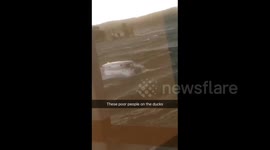 Filmer captures duck boat struggling in water moments before it sank