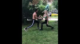 Fitness with friend : weightloss