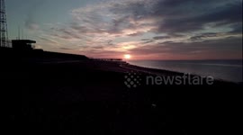 Sunrise & Sunset at Southend On Sea Essex