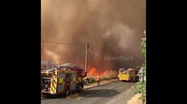Village fire