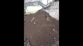 A montj after the Fuego Volcano erupted, the volcanic sand removed from San Miguel Los Lotes still registered high temperatures.