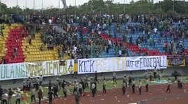 Irate football fans riot and damage host stadium of 2018 Asian Games