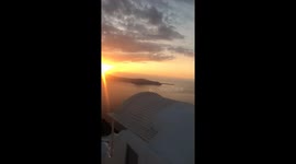 Santorini sunrise