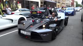 Supercar Sunday on Sloane Street in July 2018