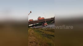 Polish firefighters receive warm welcome from Swedish counterparts