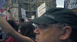 Protest Trump's Visit march in London