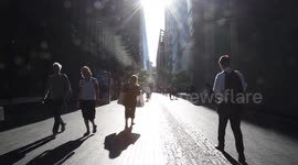 Londoners bake underneath the hot sun during heatwave