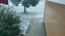 Fountain storm July 23