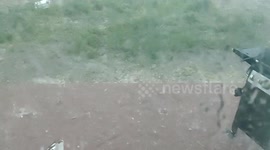 Summer hail storm hits southern Colorado city
