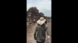 Ground zero volcano fuego