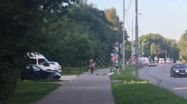 Street brawl in Kaliningrad