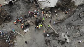 Videographer captures tragic aftermath scenes after Volcan de Fuego's eruption