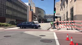 President trump is in Kansas City