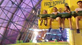 Toddler Gets Scared on Wild Carnival Ride