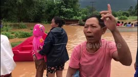 Rescue efforts continue in flooded villages in Laos after dam collapse