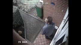 CCTV of Thief stealing Parcels from House in Shirley, Southampton