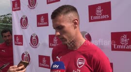Aaron Ramsey 'hopeful' of reaching agreement with Arsenal over new contract