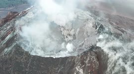 RAW HD, Volcan El Fuego. 10 days after big eruption, 13.06.2018, 3 footage