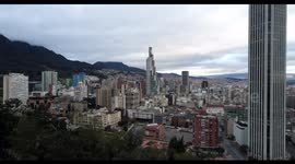 bogota downtown Colpatria tower