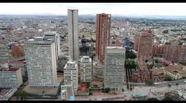 downtown bogota aerial