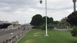 port, Yokohama, Japan.