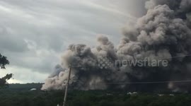 Pyroclastic Flow From Volcan de Fuego Rips Through Guatemalan Countryside