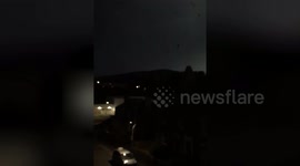 Women's phone was struck by a bolt of lightning as she tried to film a thunderstorm
